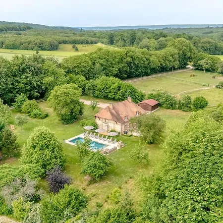 La Maison Du Commandant - Nature & Elegance Au Coeur De La Normandie Semesterbostad Caveaumont