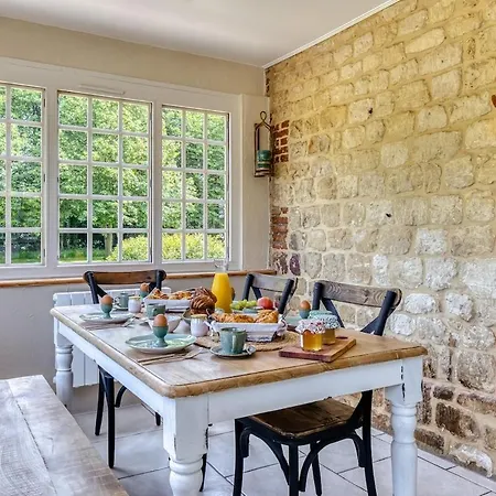 La Maison Du Commandant - Nature & Elegance Au Coeur De La Normandie Semesterbostad Caveaumont